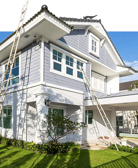 Exterior painting side