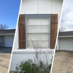 Three-angle split image of a newly painted home, showcasing how exterior painting companies in Fort Worth protect properties from weather damage, moisture, and long-term wear—not just enhance curb appeal.