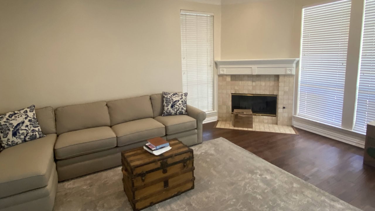 A beautiful interior of a house in Fort Worth, TX.
