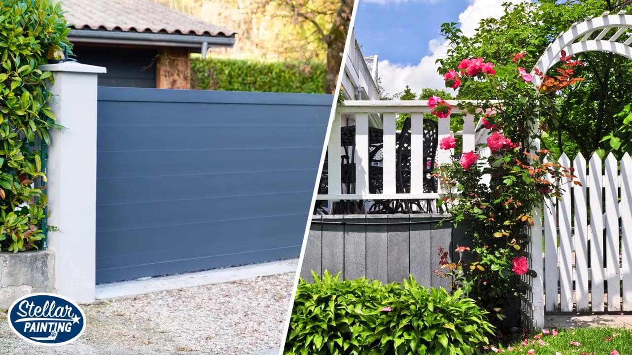 Freshly painted fences in Fort Worth TX add beauty and value to your outdoor space.