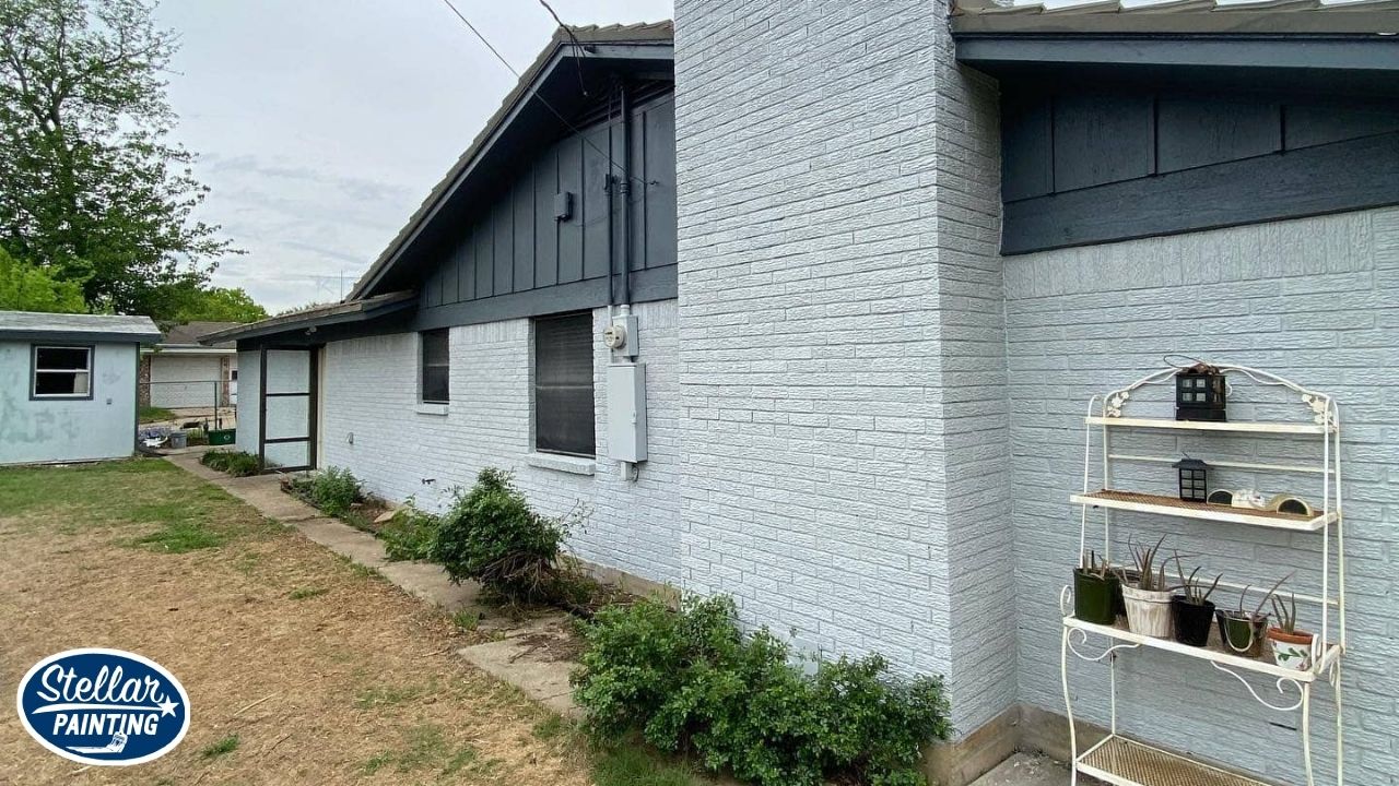 Painters Summerfields Fort Worth TX - Painting Services - Stellar Painting This is an image a wall painted with white paint in Fort Worth, TX.